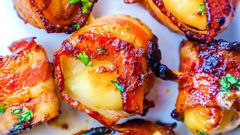 Brown Sugar Bacon Wrapped Scallops