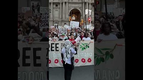 Massive Rally for Palestine Shadows Trump-Harris Debate in Philly