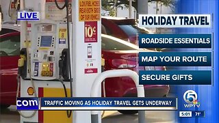 Traffic increasing as holiday travel is underway