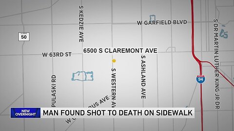 Man, 54, found dead on sidewalk in Chicago Lawn neighborhood