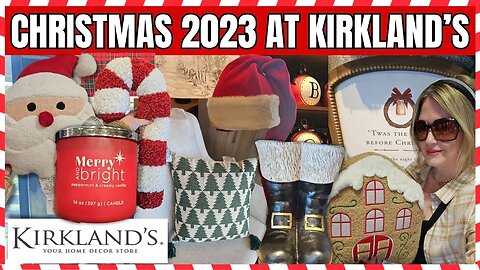 GINGERBREAD HOUSE PILLOWS & THE CUTEST Christmas Decor & Kirklands | Store Walk Thru | #kirklands