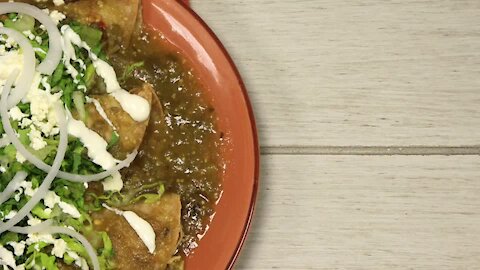 Green enchiladas