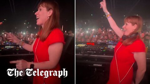 Angela Rayner spotted raving in DJ booth at Ibiza nightclub