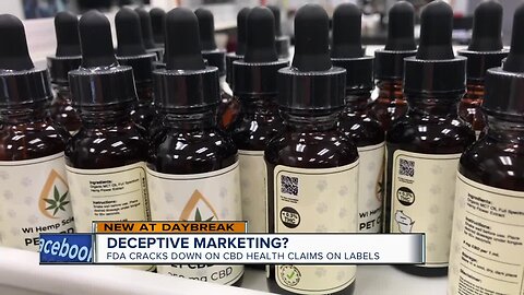 FDA warning about false claims of some CBD products