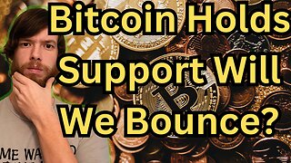 Bitcoin Holds Support Will We Bounce? E421 #crypto #grt #xrp #algo #ankr #btc #crypto