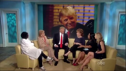 FLASHBACK - Donald Trump's appearance on The View (with Whoopi Goldberg, Joy Behar, Barbara Walters)