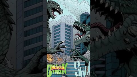 GODZILLA vs ZILLA [ O REI DOS MONSTROS LUTA CONTRA ZILLA EM GODZILLA RULERS OF EARTH 02 ]