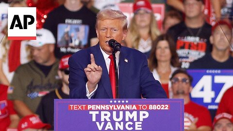 Trump zigzags between economic remarks and personal insults in Pennsylvania