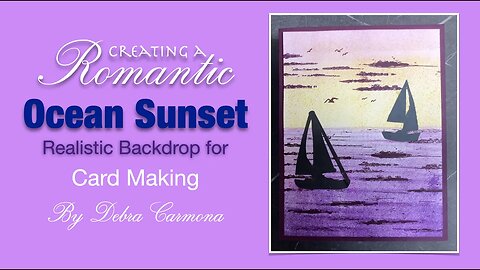 Creating Sunset Ocean Scene