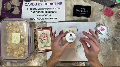 Tip Tuesday - Gilded Leafing - Cards by Christine