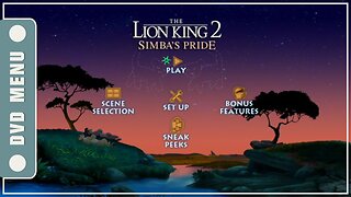 The Lion King 2: Simba’s Pride - DVD Menu