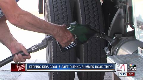 Keep your kids cool during hot summer driving trips