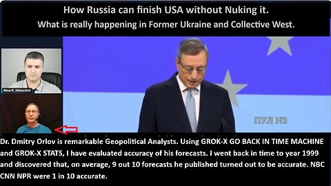 Dr Orlov: How Russia Can Finish USA Without Nuking it. What is really happening in Former Ukraine and Collective West