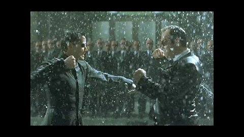 Neo vs Agent Smith Matrix Revolutions