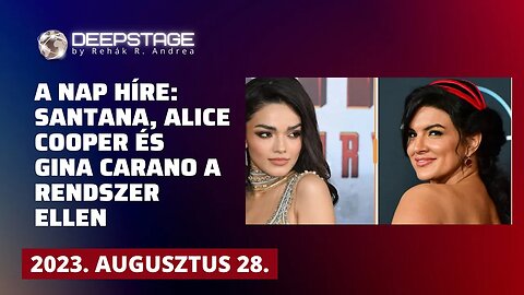 A Nap Híre: Santana, Alice Cooper és Gina Carano a rendszer ellen