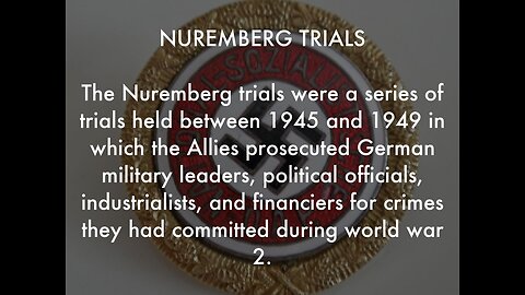 NUREMBERG 2.0 - All involved with The Covid 19 Bioweapon Injection are Genocide War Crimes