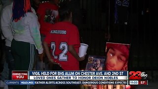 Vigil held for Deion Nobles