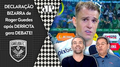 "QUÊ?? ISSO que o Roger Guedes FALOU..." Declaração BIZARRA após Palmeiras x Corinthians gera DEBATE