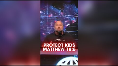 Alex Jones: but whoever causes one of these little ones who believe in Me to sin, it is better for him that a heavy millstone be hung around his neck, and that he be drowned in the depths of the sea, Matthew 18:6 - 9/1/24