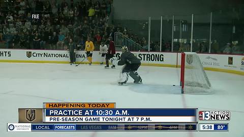 Vegas Golden Knights practice