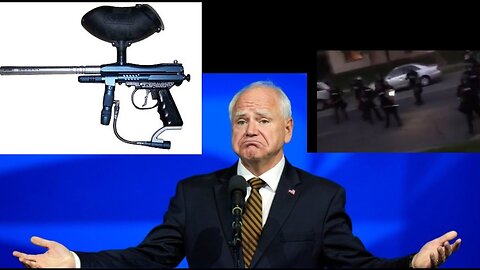 Tampon Tim Walz - Ordered Police To Paintball Citizens (2020)