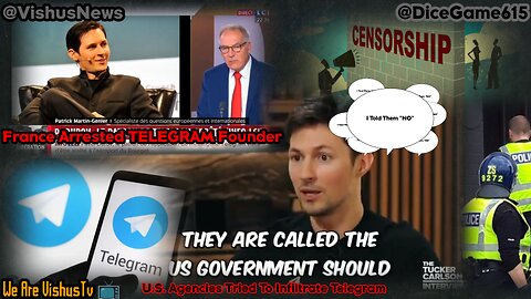 New- U.S. Agencies Tried To Infiltrate Telegram... #VishusTv 📺