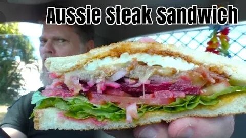 Aussie Snack Bar Steak Sandwich With The Lot Review