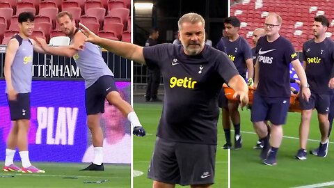 Harry Kane, Son Heung Min and Richarlison train with Tottenham in Singapore | Alfie Whiteman INJURED