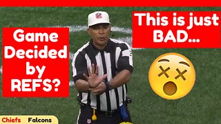 Chiefs vs Falcons RIGGED? or were the REFS just TERRIBLE?! See EVERY missed/bad call! #nflreaction