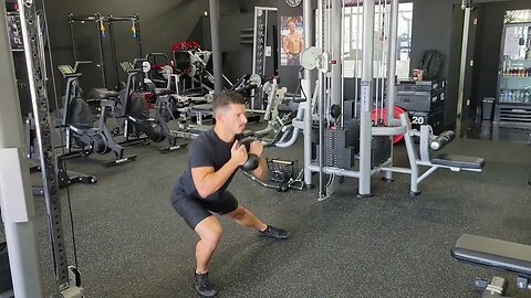 Kettlebell Goblet Side Lunges (Same Side)