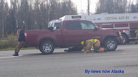 1st Amendment test Wasilla police and Fire on scene car accident! Full video "unedited"