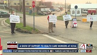 Motivational signs greet VA Medical Center staff