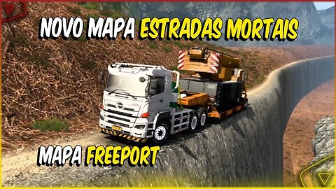 NOVO MAPA GRÁTIS COM ESTRADAS DE TERRA EURO TRUCK SIMULATOR 2 1.46