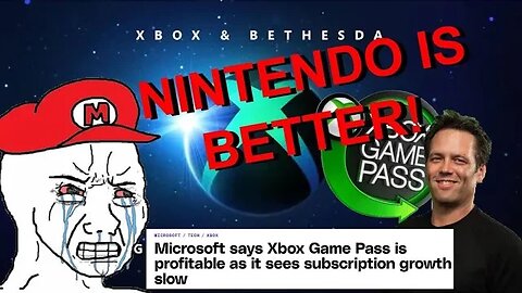 Gamepass Is Dying Because It Isn't Nintendo according to Salty Nintendo Fanboy Harman Smith