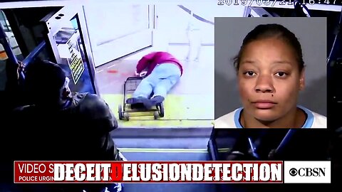 Black female pushes 74 year-old elderly white man off a bus head first, killing him