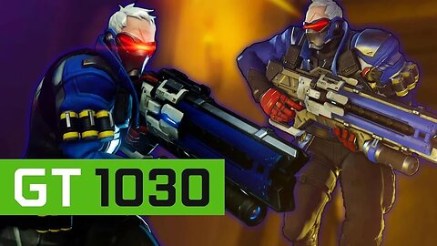 GT 1030 SOLDIER GAMEPLAY | Ovewatch 2