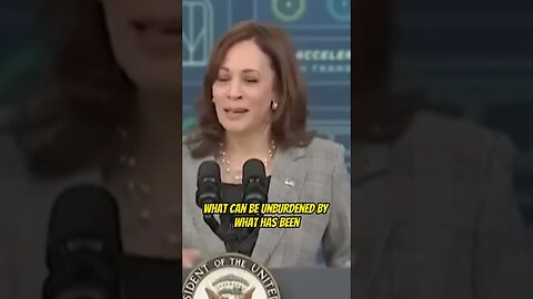 Kamala Harris Speech Will Leave YOU Speechless | Not in a good way... 😂 #shorts #kamalaharris