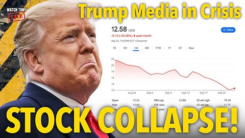 Trump Media Stock COLLAPSE: The Beginning of the End? | The Tony Michaels Podcast #738