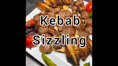 Kebab Sizzling Oh So Yummy 🤤#ytshorts #shorts #Food #Streetfood #UpFoodReview