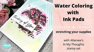 Water Coloring With Ink Pads