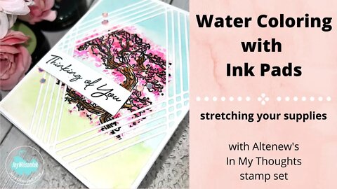 Water Coloring With Ink Pads