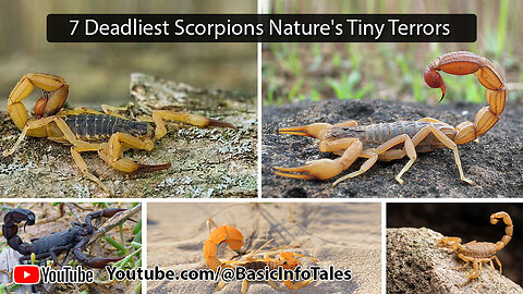 7 Deadliest Scorpions Nature's Tiny Terrors