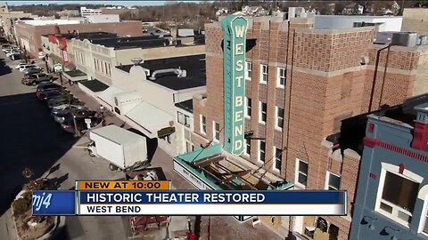 Historic West Bend Theatre prepares to re-open after major face lift