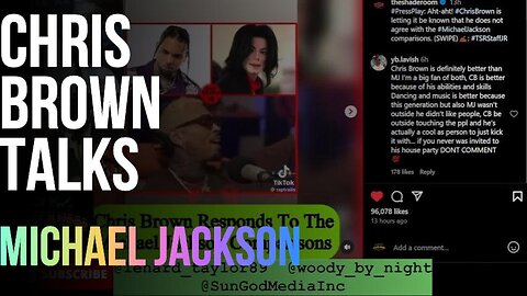 SHORT Chris Brown speaks on Michael Jackson Comparisons