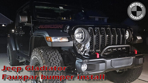 Jeep Gladiator Front Fauxpar Bumper Installation