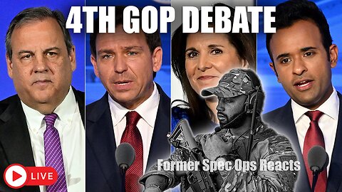 4th GOP Debate LIVE | Former Spec Ops & CIA Behavioral Analyst Reacts