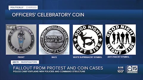 Fallout from Phoenix protests and challenge coin cases