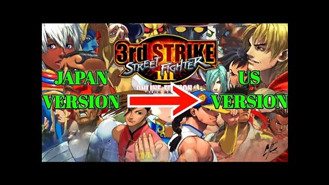 How to convert SF 3rd Strike (Japan Version) to SF 3rd Strike (US Version)