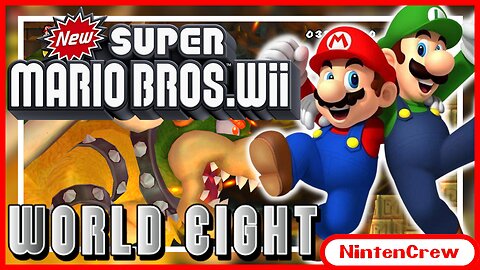 BOWSER'S FINAL STAND! • New Super Mario Bros. Wii Co-Op Let's Play • World 8