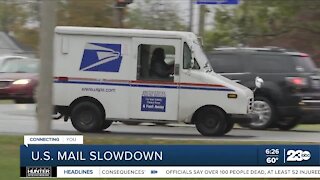 U.S. mail delivery to get slower